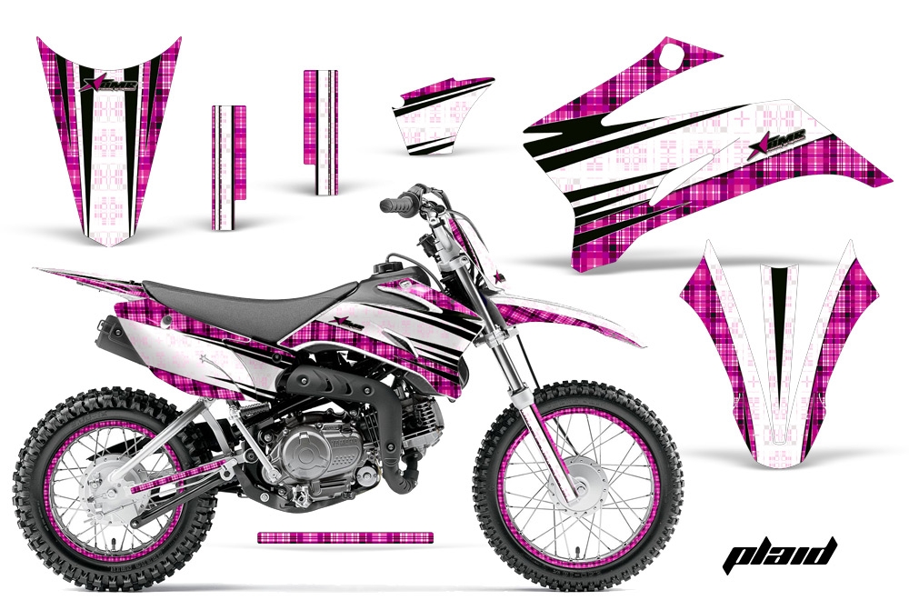 Yamaha TTR110 2011 Graphics Kit Plaid P NPs